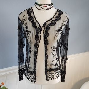 Susan Collection Beaded Top